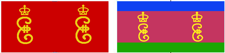 1st Zaporozhian flags