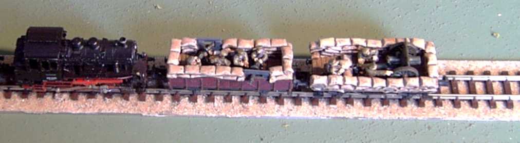 N scale armoured train