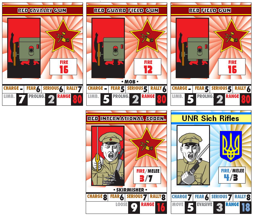 Strip battle action cards 0.14. Wannabe Unit Cards.