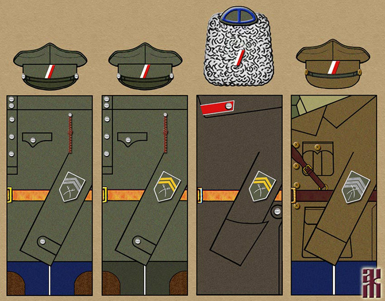 Uniforms of the Czechoslovak 1st Cavalry Regiment in the Russian Civil War