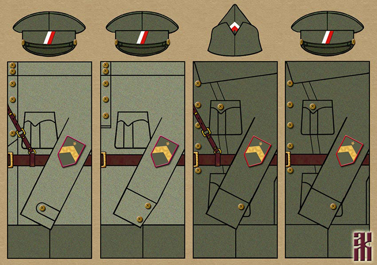 Uniforms of the Czecho-Slovak Generals in the Russian Civil War