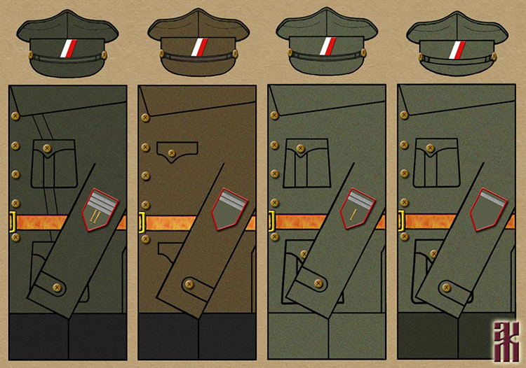 Uniforms of supply units of the Czech Legion in the Russian Civil War