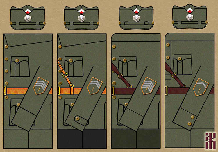Uniforms of supply units of the Czech Legion in the Russian Civil War