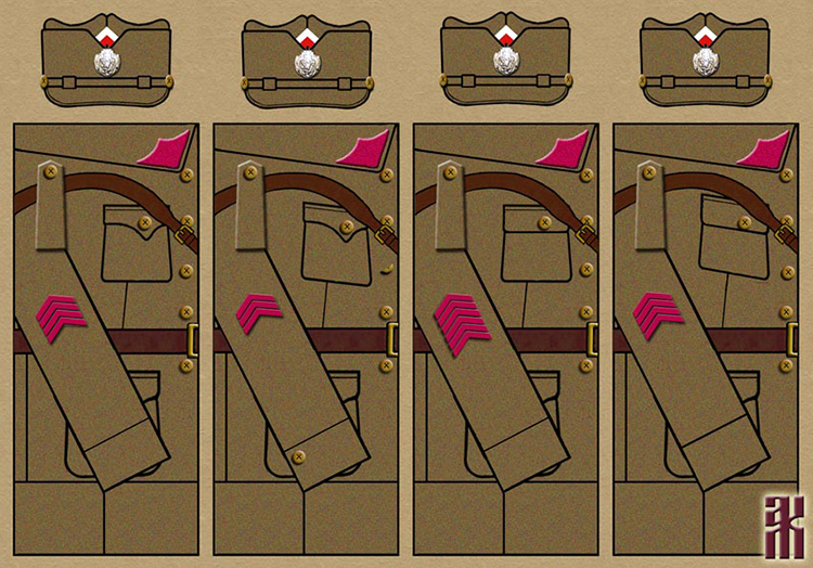 Uniforms of rifle regiments of the Czech Legion in the Russian Civil War