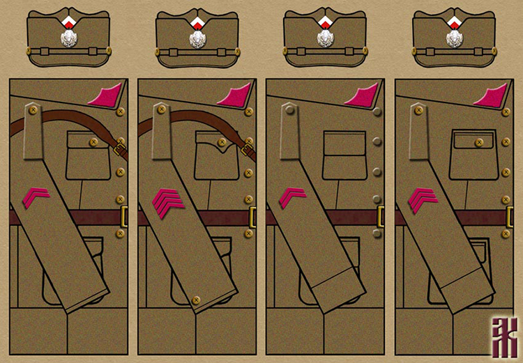 Uniforms of rifle regiments of the Czech Legion in the Russian Civil War