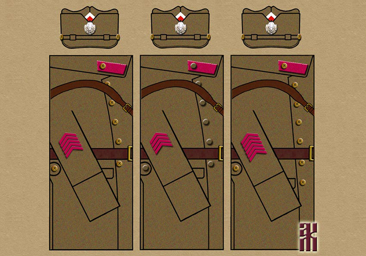 Uniforms of rifle regiments of the Czech Legion in the Russian Civil War