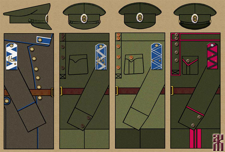 Uniforms of senior commanders of the Far Eastern Army 1920