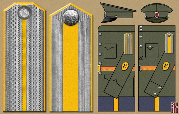 uniforms of the Khabarovsk Ataman Kalmykov Military School