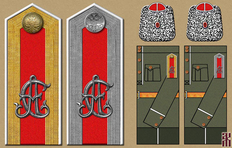 uniforms of students of the Chita Military School
