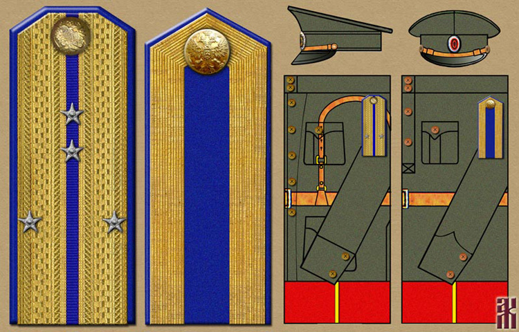 uniforms of the staff and students of the Chelyabinsk Cavalry School