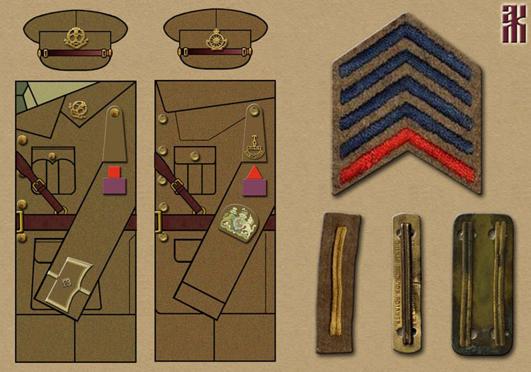Uniforms of the British Expeditionary Forces in Siberia 1918-1919