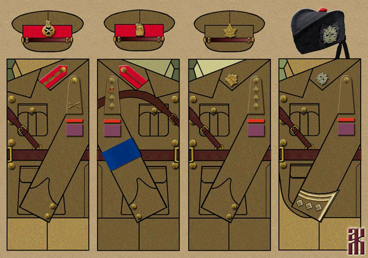 Uniforms of the Canadian Expeditionary Forces in Siberia 1918-1919