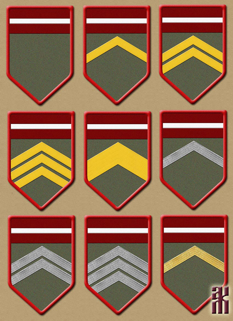 Uniforms of White Latvian Armed Forces in the East of Russia, 1918-1920