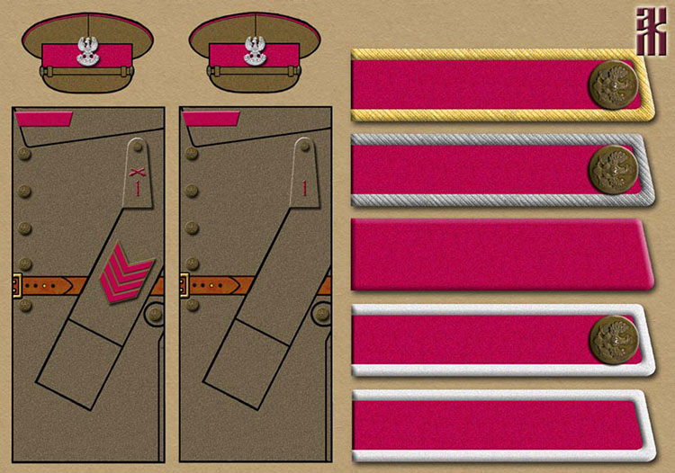 Uniforms of the 5th Polish Siberian Rifle Division, 1918-1920