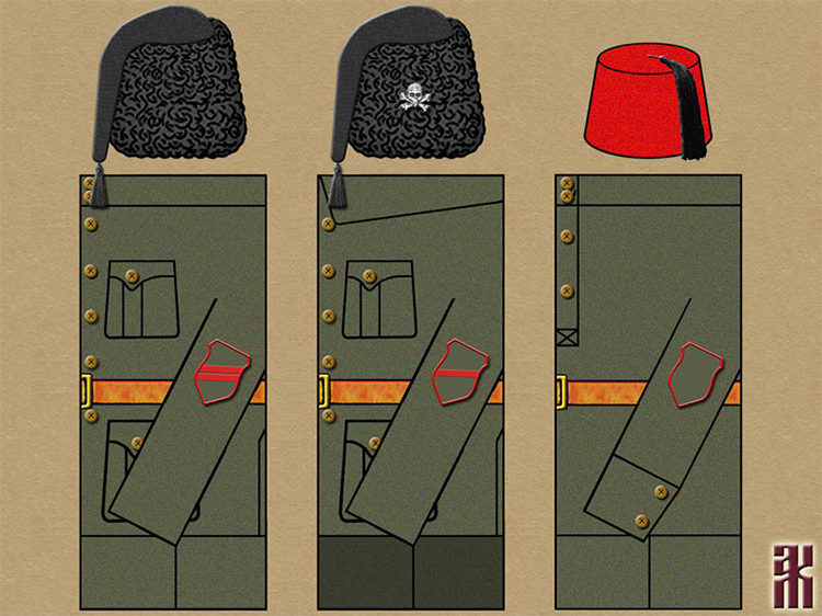 Uniforms of Yugoslav Units in the East of Russia in the Russian Civil War