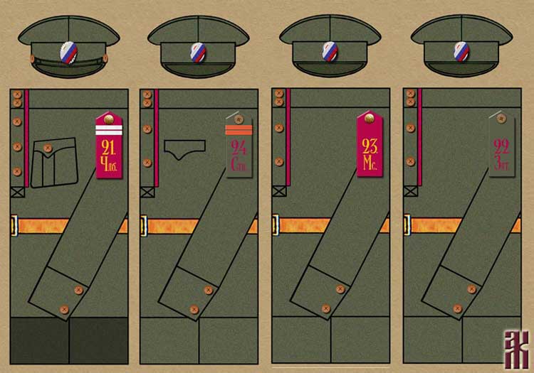 Uniforms of the 6th Urals Mountain Rifle Division