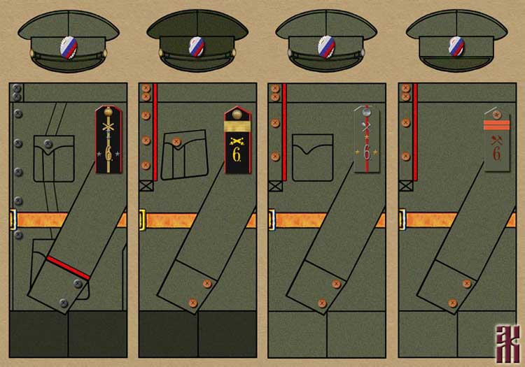 Uniforms of the 6th Urals Mountain Rifle Division