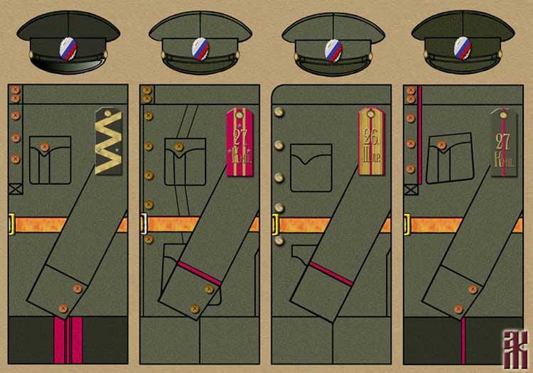 Uniforms of the 7th Urals Mountain Rifle Division