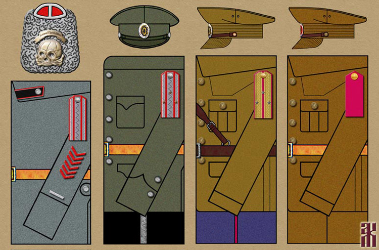 Uniforms of the 2nd Ufa Cavalry Division in the Russian Civil War