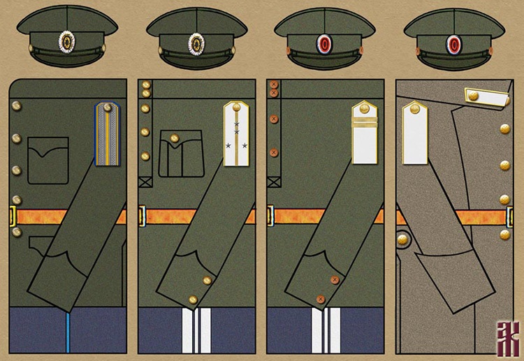 Uniforms of the Achinsk Cavalry Divizion in the Russian Civil War