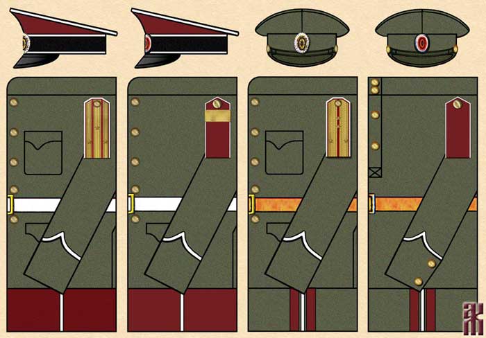 uniforms of Kolchak's Escort