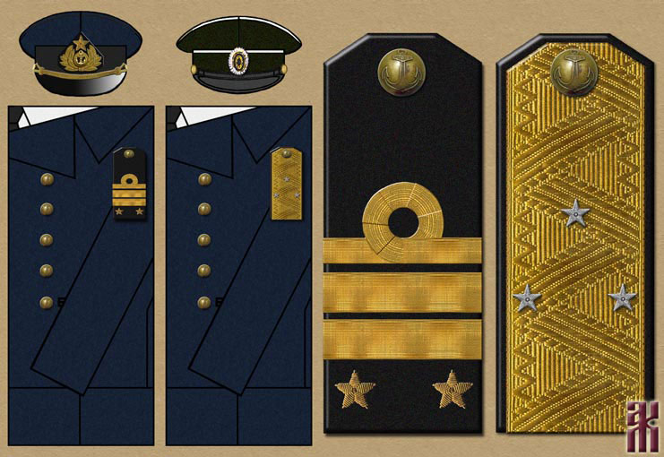 uniform of Admiral Kolchak when Minister of War and Navy