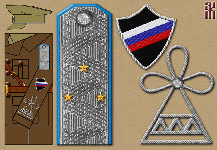 Kolchak's uniform in China in mid-1918