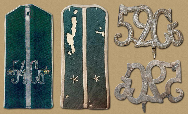 Authentic insignia of Siberian Rifle Divisions in Russian Civil War