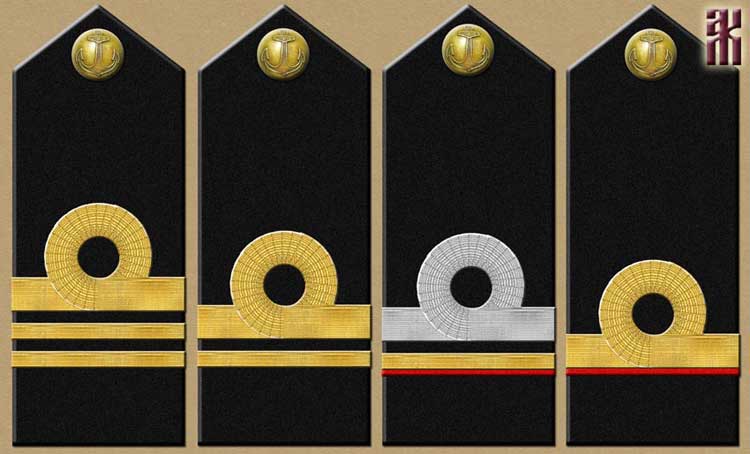 Shoulder insignia of the White Siberian Flotilla in the Russian Civil War