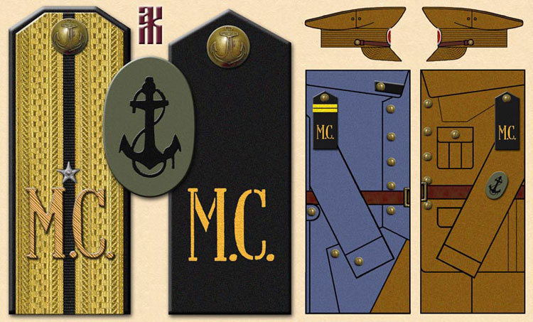 Uniforms of the Independent Naval Training Battalion/Regiment in Siberia