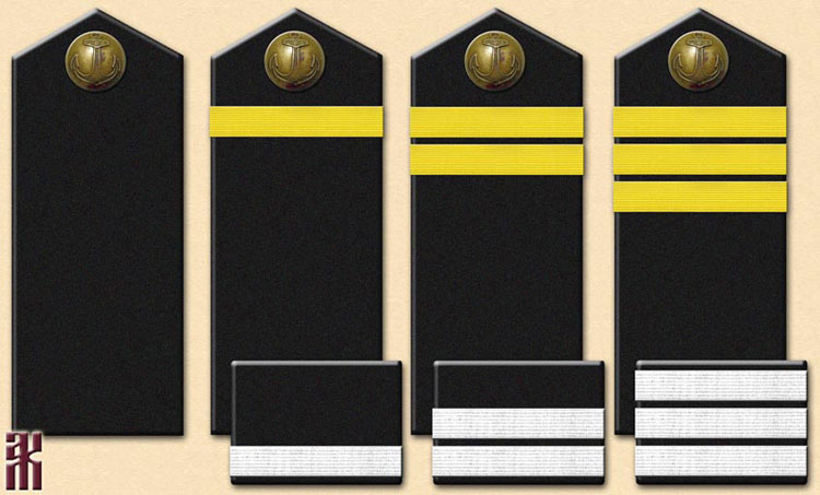 Shoulder-boards of White Siberian naval forces