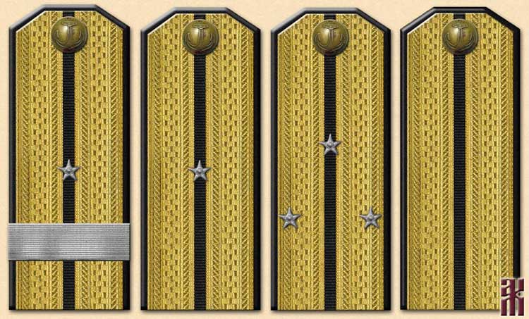 Shoulder-boards of White Siberian naval forces