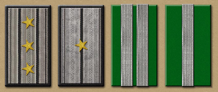 Temporary police insignia Siberia 1919