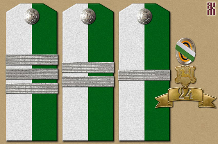 Tomsk, Enisei and Irkutsk provinces Police uniforms 1919