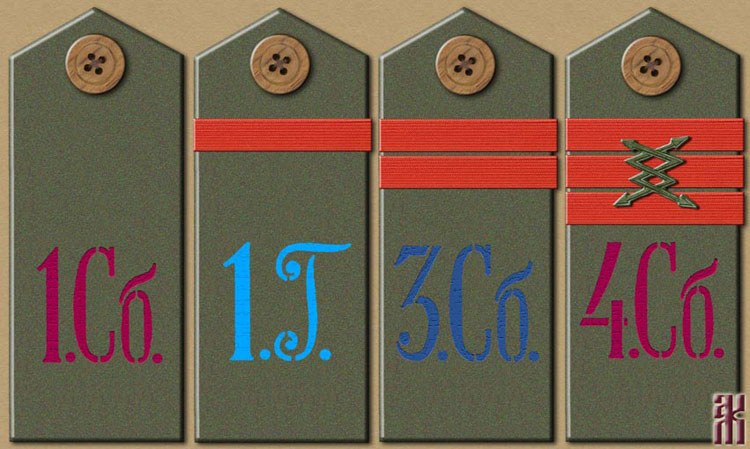 Shoulder-straps of the Provisional All-Russian Government