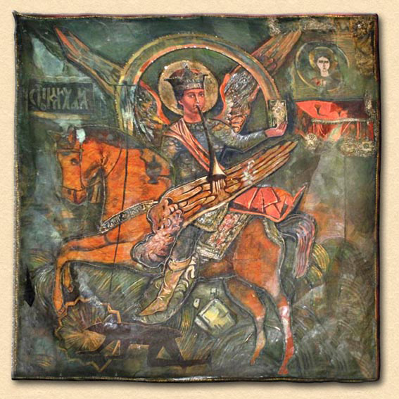 Banner of the 1st Siberian Cossack Division in the Russian Civil War