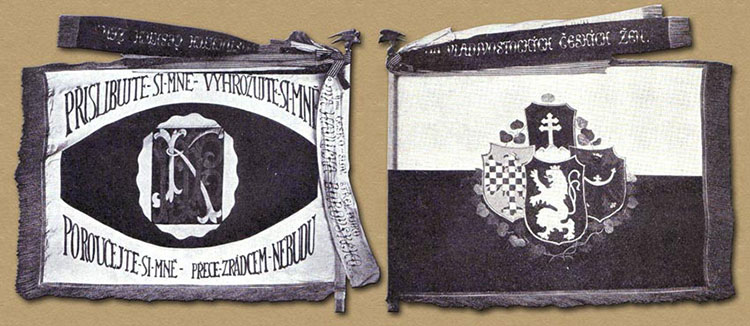 Banner of the 9th Czechoslovak Rifle Regiment in the Russian Civil War